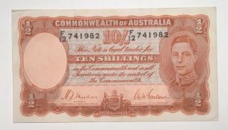 1939 - Australia 10 Shillings