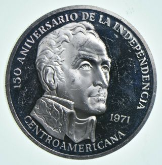 World Coin - 1971 Panama 20 Balboas - World Silver Coin 132.  7g Round 043