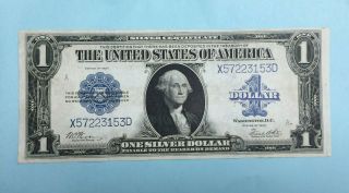 1923 U.  S.  $1 Dollar Silver Certificate Large United States Note Blue Seal