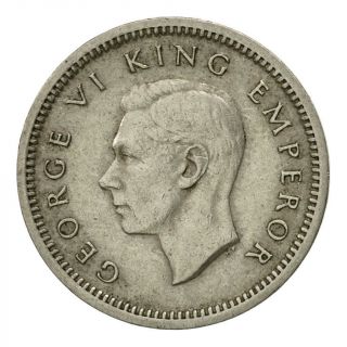 [ 432336] Coin,  Zealand,  George Vi,  3 Pence,  1947,  Ef (40 - 45),  Copper - Nickel