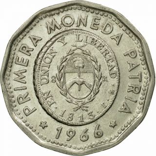[ 442571] Coin,  Argentina,  25 Pesos,  1966,  Ef (40 - 45),  Nickel Clad Steel,  Km:61