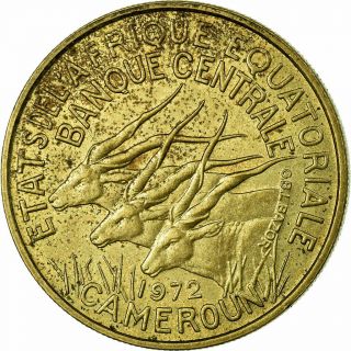 [ 723489] Coin,  Equatorial African States,  25 Francs,  1972,  Paris,  Vf (30 - 35)