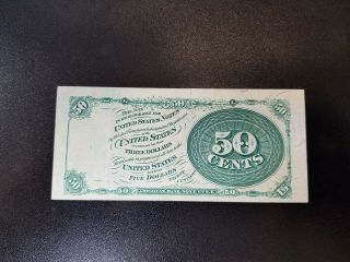 United States Fractional Currency 50 Cents - FR.  1376 2