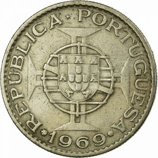 [ 734270] Coin,  Angola,  10 Escudos,  1969,  Ef,  Copper - Nickel,  Km:79