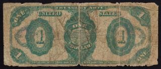 Early US Currency One Dollar Large Size Treasury Note 1891 $1 STANTON Fr.  352 2