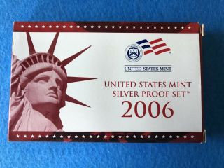 2006 United States Silver Proof Set W/coa