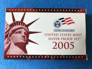 2005 United States Us Silver Proof Coin Set With