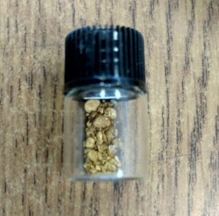Gold Nuggets 1.  2 Grams In Bottle & Gift Box