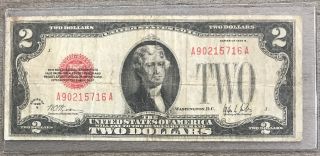 Series 1928 B $2 Two Dollar Legal Tender Note Fr - 1503 Ba10