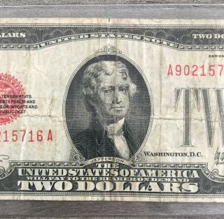 Series 1928 B $2 Two Dollar Legal Tender Note FR - 1503 BA10 3