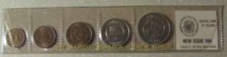 Iceland Coin Set 1981,  Uncirculated.