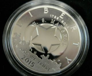 2015 U.  S Marshals Service 225th Anniversary Proof U.  S Silver Dollar Coin