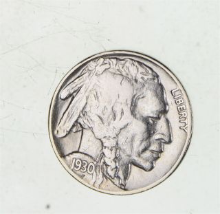 Full Horn - - Tough - 1930 - S Buffalo Nickel - Sharp Coin 607