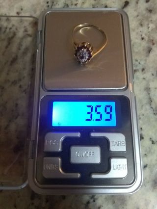 10k Solid Gold Scrap Or Wear Ring,  Jewelry - 3.  58 Grams Marked Spl 10k