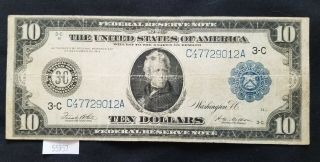 West Point Coins 1914 Large $10 Federal Reserve Note