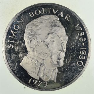 Silver - World Coin - 1973 Panama 20 Balboas - World Silver Coin - 129.  6g 271