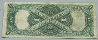 1917 $1 One Dollar Large Note Legal Tender FR - 37 Very Good 79 2