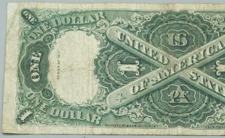 1917 $1 One Dollar Large Note Legal Tender FR - 37 Very Good 79 5