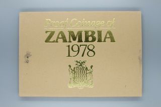 1978 Coinage Coinage Of Zambia,  Royal Proof Coin Set