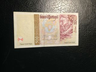 Portugal Banknote 500 Escudos 1997