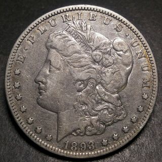 1893 O Morgan Silver Dollar Key Date Xf