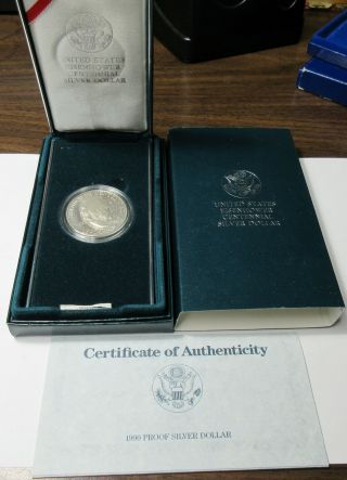 1990 - P United States Eisenhower Centennial Silver Dollar Proof (72a)