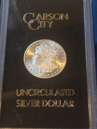 1882 Cc Morgan Silver Dollar - Gsa Hoard - Box,  Holder,  Certificate
