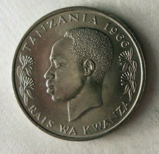 1966 Tanzania 50 Senti - Au - Exotic Coin - - Africa Bin 2