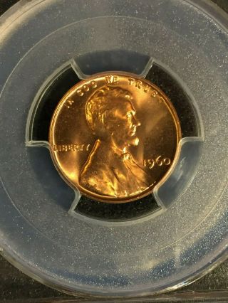 1960 Large Date Lincoln Cent Pcgs Certified Ms65rd