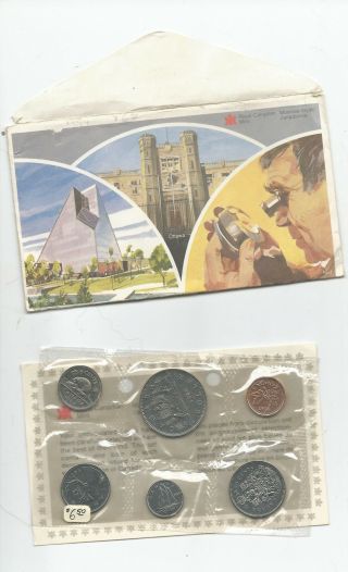 1984 Canada P/l Set - Plastic,  Envelope And