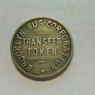 Brooklyn Ny 1938 Transit Token 629c Brooklyn Bus Corporation Transfer