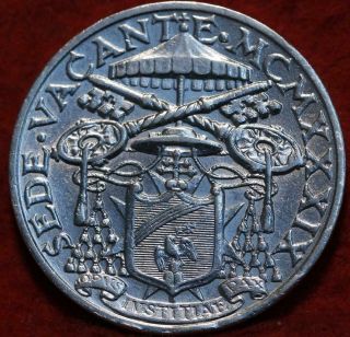 Uncirculated 1939 Vatican City 10 Lire Silver Foreign Coin