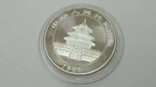 1995 China Panda silver 1 oz 999 large twig 3