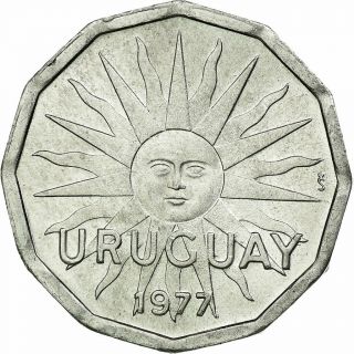 [ 693935] Coin,  Uruguay,  2 Centesimos,  1977,  Santiago,  Ef (40 - 45),  Aluminum