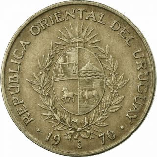 [ 693719] Coin,  Uruguay,  50 Pesos,  1970,  Santiago,  Ef (40 - 45)