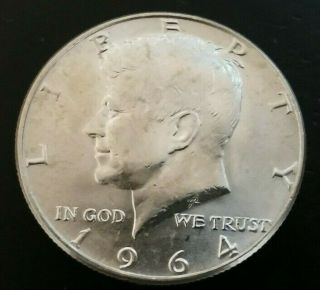 1964 50c Kennedy Half Dollar Unc