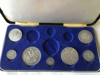 UK coin set 1887 Queen Victoria.  Not complete. 2