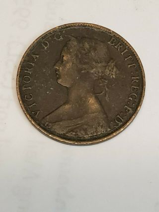 1864 Nova Scotia one cent 2