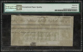 1862 $3 State of Missouri,  Jefferson City Banknote PMG 35 Choice Very Fine EPQ 2