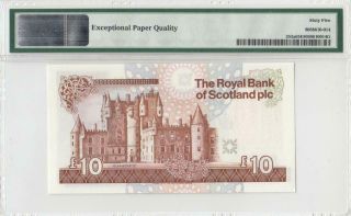 1994 ROYAL BANK OF SCOTLAND 10 POUNDS Consecutive 2 of 2 ( (PMG 65 EPQ)) 2