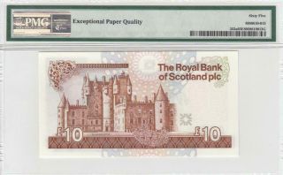 1994 ROYAL BANK OF SCOTLAND 10 POUNDS Consecutive 1 of 2 ( (PMG 65 EPQ)) 2