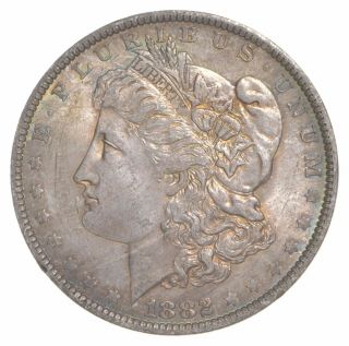 Au/unc - 1882 - O Morgan Silver Dollar $1.  00 176