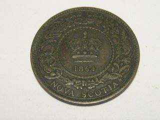 Canadien 1864 Large Cent Nova Scotia
