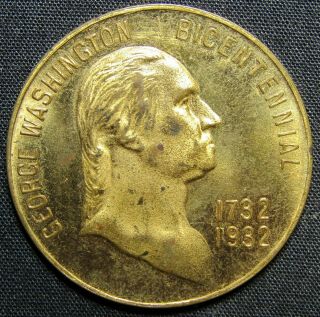 1932 George Washington Bicentennial Van Dyke Medal 31 Mm & 10.  9 Grams