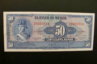 Mexico 50 Peso 1972 Crisp Au/unc