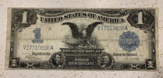 1899 $1 Silver Certificate,  Speelman & White