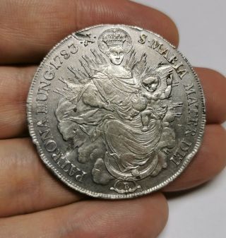 Holy Roman Empire,  Hungary Joseph Ii Silver Thaler Coin 1783 B (kremnitz)