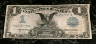 1899 Circulated Large One Dollar $1 Silver Certificate