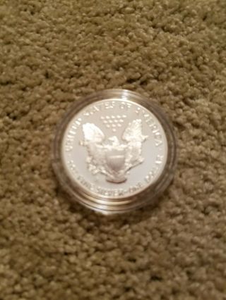 1990 American Eagle One Ounce Proof Silver Bullion Coin and 6