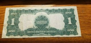 1899 $1 Black Eagle US Silver Certificate Note Speelman/White 2